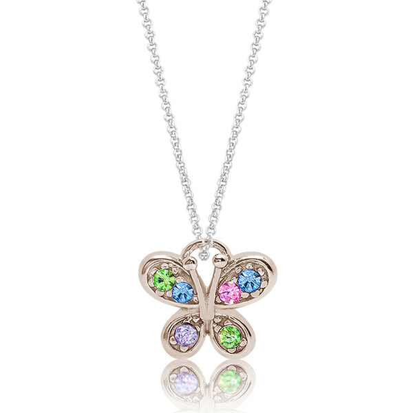 Butterfly Pendant Necklace Chanteur Jewelry