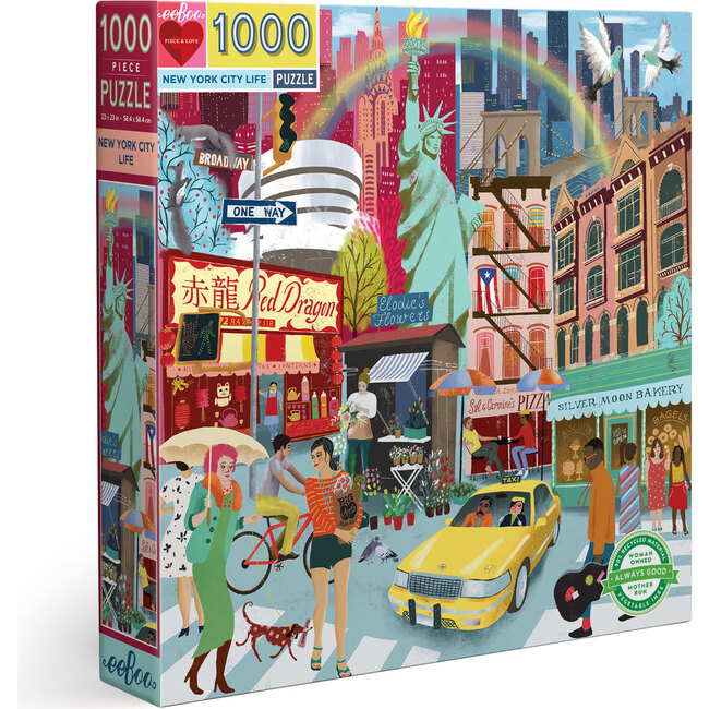 New York City Life 1000-Piece Puzzle - Puzzles - 1