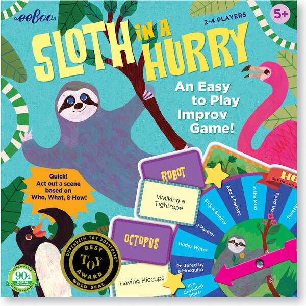 Sloth in a Hurry eeBoo Game NEW