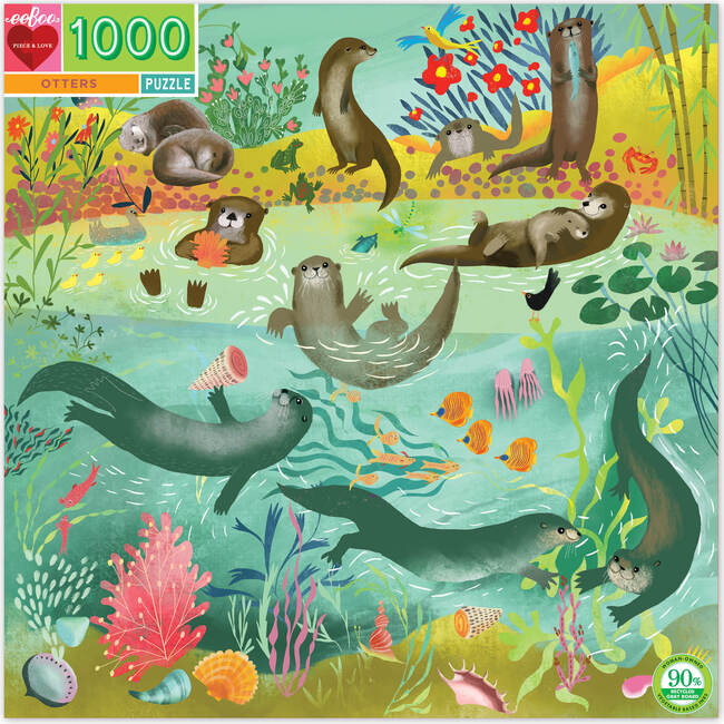 Otters 1000-Piece Puzzle - Puzzles - 1 - zoom