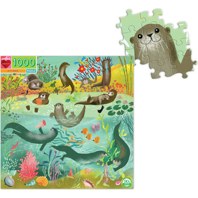 Otters 1000-Piece Puzzle