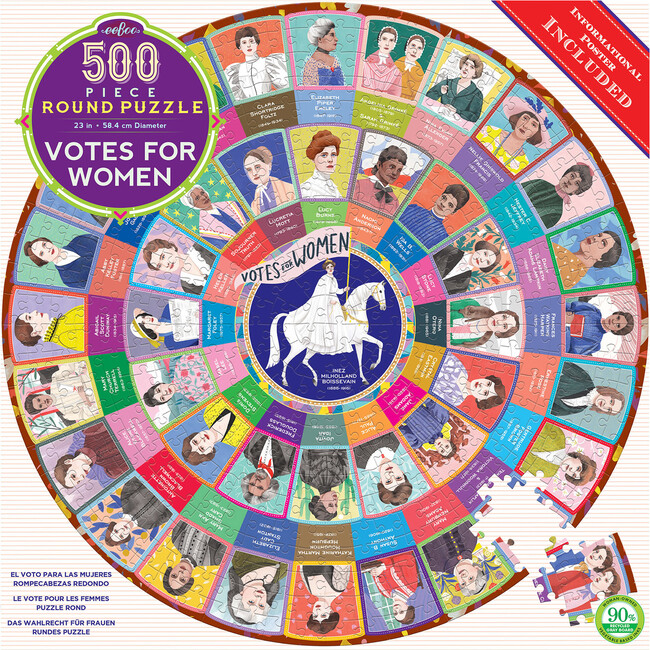 Votes for Women 500-Piece Puzzle - Puzzles - 1