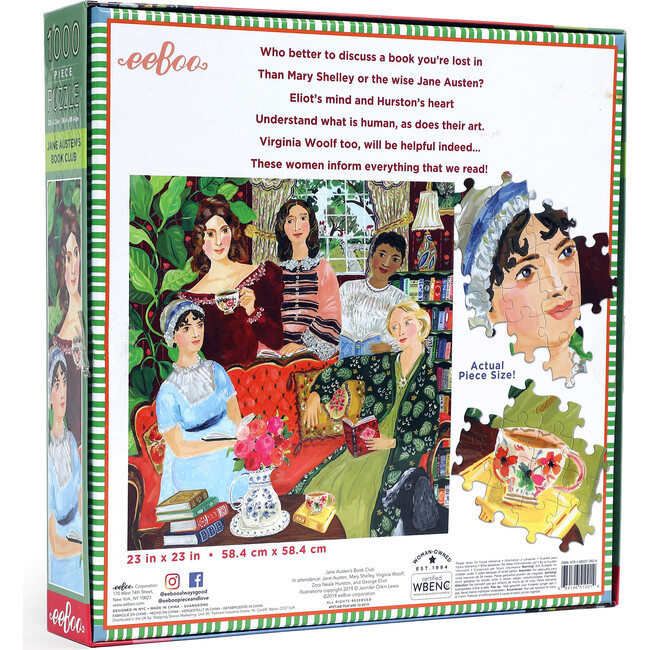 Jane Austen's Book Club 1000Piece Puzzle eeBoo Puzzles