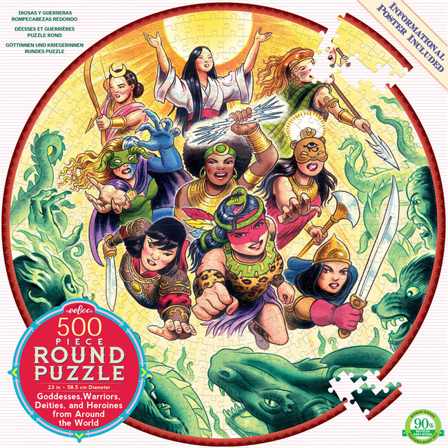 Goddesses and Warriors 500-Piece Puzzle - Puzzles - 1