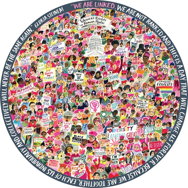 Women March 500 Piece Puzzle - Puzzles - 3