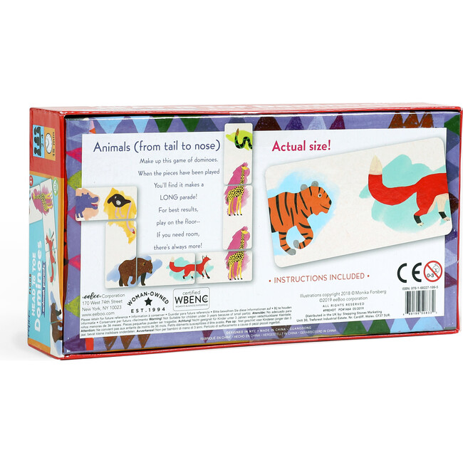 Floor Head to Toe Dominoes Animal Parade - Games - 3