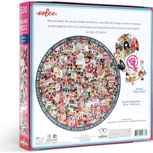 Women March 500 Piece Puzzle - Puzzles - 5