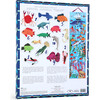 Big Blue Whale Growth Chart - Wall Décor - 5