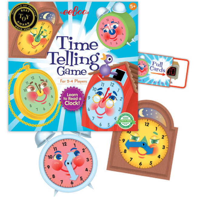 Time Telling Game - eeBoo Games | Maisonette