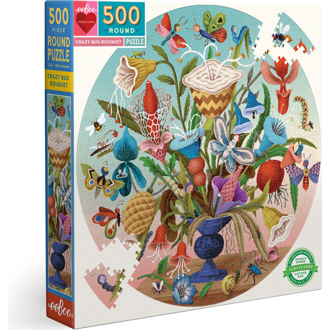 Crazy Bug Bouquet 1000-Piece Puzzle