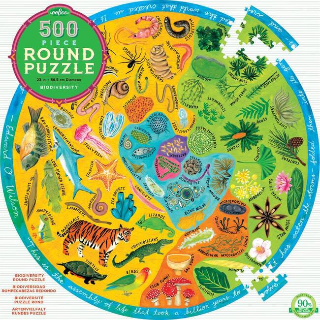 Biodiversity 500-Piece Round Puzzle - Puzzles - 1 - zoom