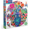 Birds & Flowers 500 Piece Round Puzzle - Puzzles - 1 - thumbnail
