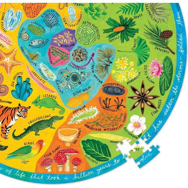 Biodiversity 500-Piece Round Puzzle