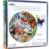 Mushrooms and Butterflies 500-Piece Round Puzzle - Puzzles - 5