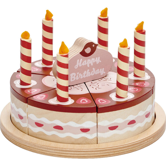 Chocolate Birthday Cake - Play Food - 1