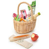 Wicker Shopping Basket - Play Food - 2