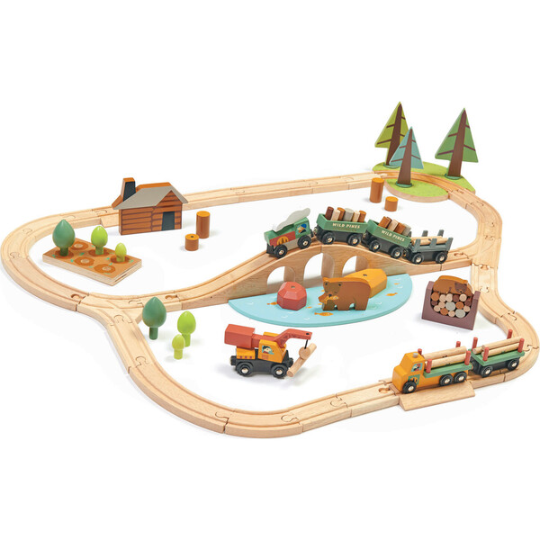 Wild Pines Train Set - Tender Leaf Toys Vehicles & Trains | Maisonette
