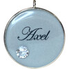 Solitaire Pet ID Tag, Grey - Pet ID Tags - 1 - thumbnail