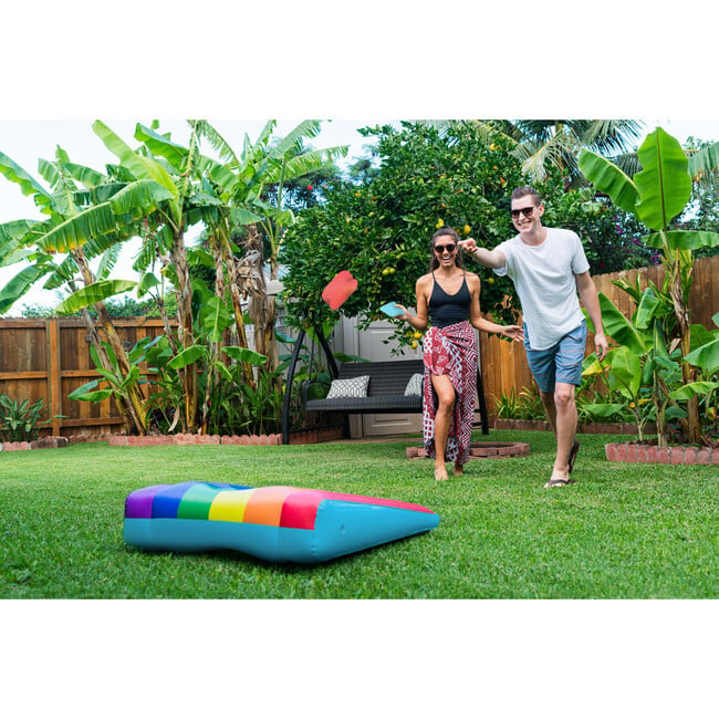 Floating Inflatable Cornhole Toss Rainbow Collection - Outdoor Games - 2