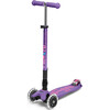 Maxi Deluxe Foldable LED, Purple - Scooters - 1 - thumbnail