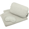 Shades Throw Set, Stone/Cream - Throws - 1 - thumbnail