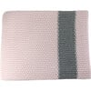 Marici Throw Blanket, Pink/Grey - Throws - 3