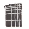 Grid Reversible Blanket, Dark Brown/Natural - Throws - 1 - thumbnail