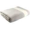 Marici Throw Blanket, Grey/Cream - Throws - 1 - thumbnail