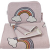 Rainbow Baby Blanket Set, Pink - Blankets - 2