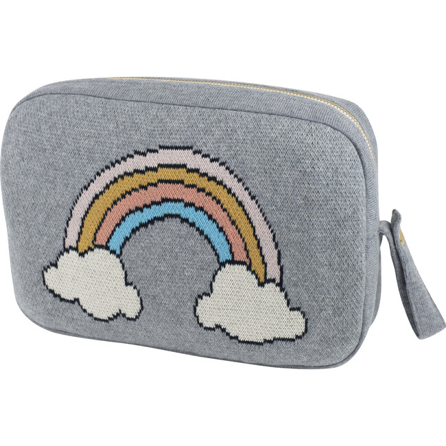 Rainbow Baby Blanket Set, Grey - Blankets - 4