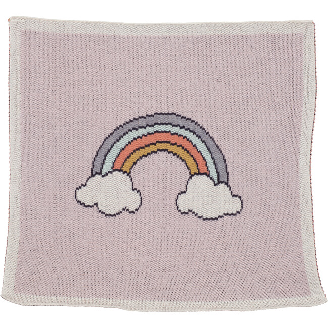 Rainbow Baby Blanket Set, Pink - Blankets - 5