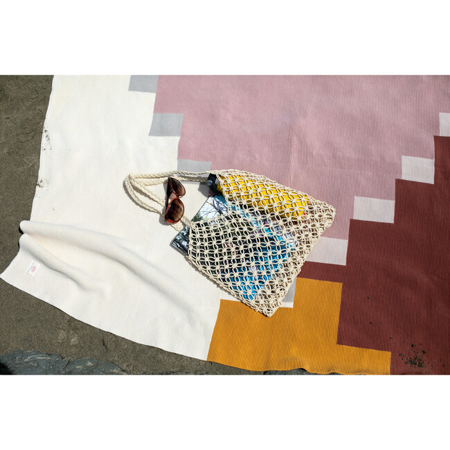 Double Rib Blanket, Blush Multi - Throws - 9