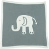 Elephant Love Baby Blanket Set, Grey/Natural - Blankets - 6