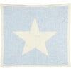 Stars Baby Blanket Set, Blue/Cream - Blankets - 4