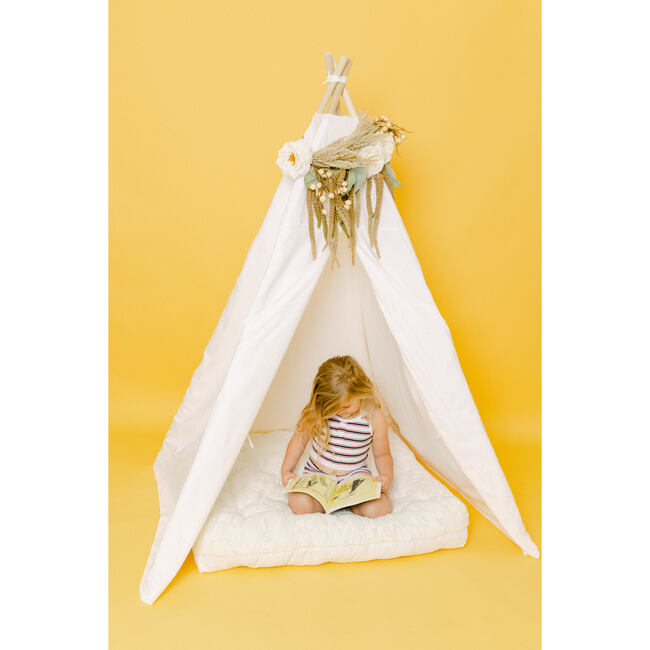 Taylor Play Tent, Solid White - Play Tents - 3