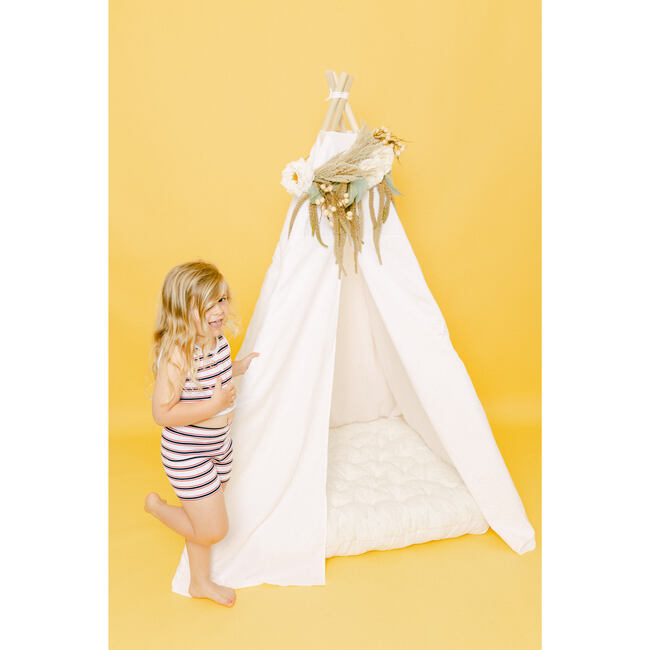 Taylor Play Tent, Solid White - Play Tents - 8