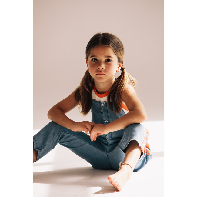 Dungarees Tencel, Blue - Overalls - 3