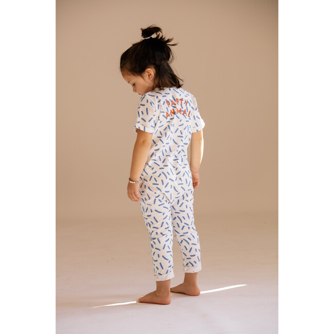 Brushes Playsuit, Ecru - Rompers - 3