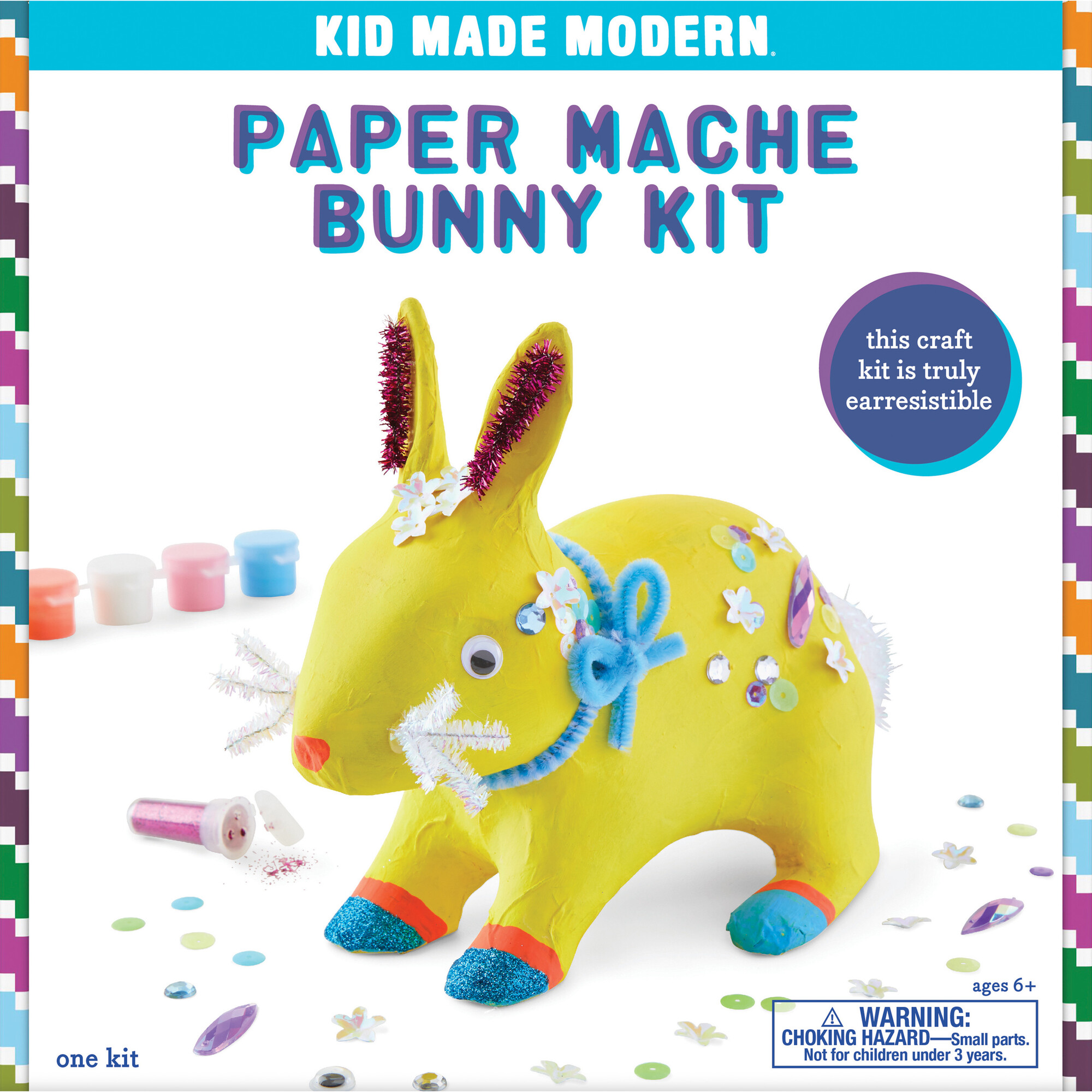 Paper Mache Kit, Bunny - Kid Made Modern Arts & Crafts