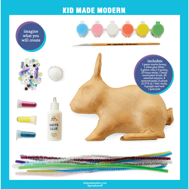 Paper Mache Kit, Bunny - Arts & Crafts - 2