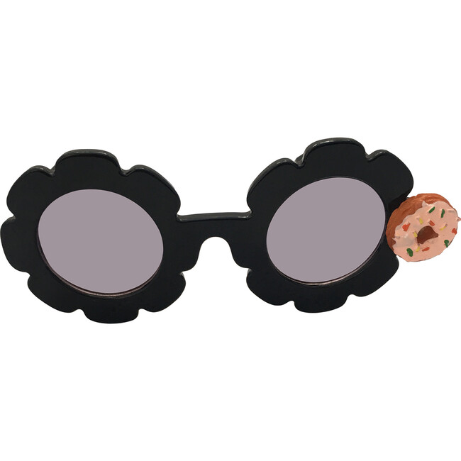 Donut Monogrammable Sunglasses, Black - Sunglasses - 1