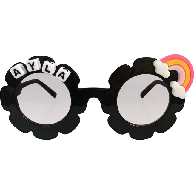 Rainbow Monogrammable Sunglasses, Black