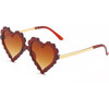 Heartbreaker Sunglasses, Brown - Sunglasses - 1 - thumbnail