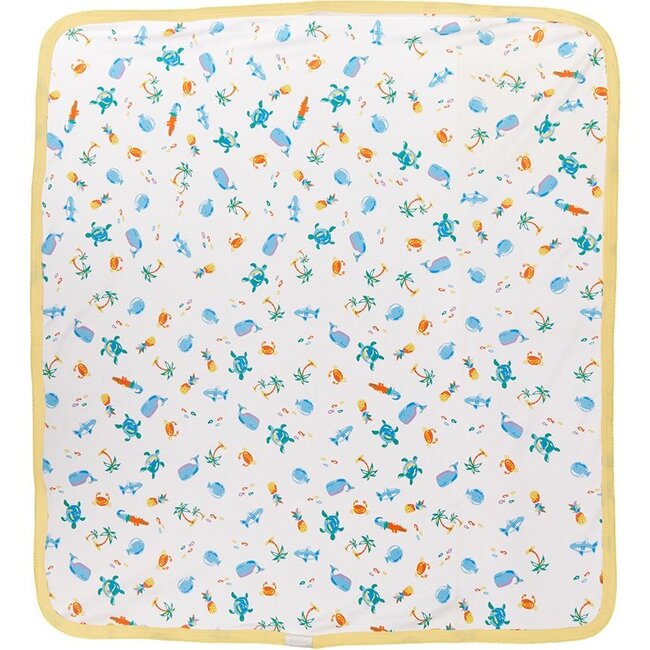 Playtime Cotton Blanket, Yellow - Blankets - 2