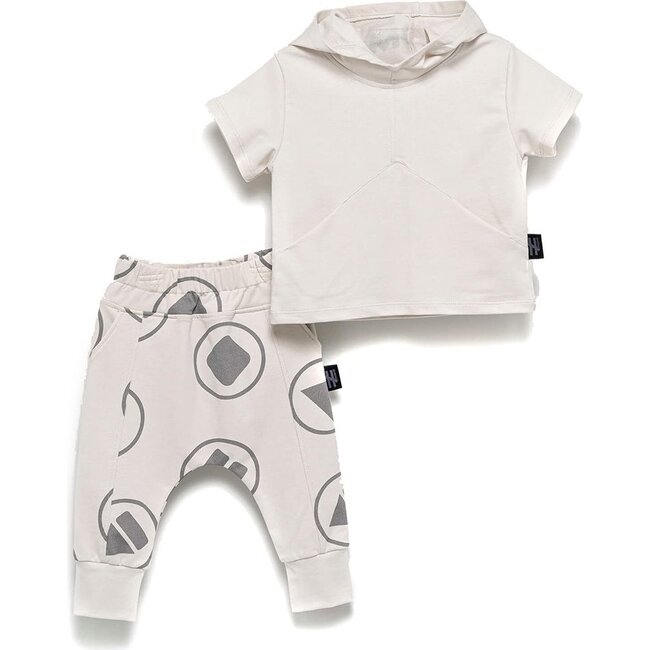 Hooded Track Set, Grey - Mixed Apparel Set - 1