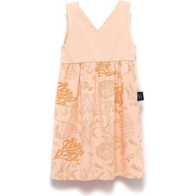 Sea Dress, Salmon Pink - Dresses - 1
