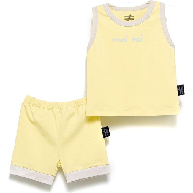 Athletic Outfit Set, Yellow - Mixed Apparel Set - 1