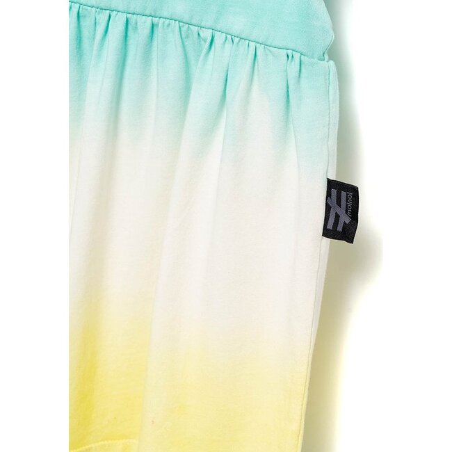 Bright Faded Dress, Blue - Dresses - 2