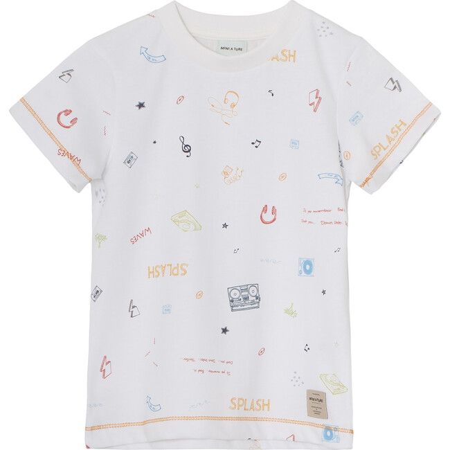 Denni T-Shirt, White - Tees - 1