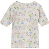 Gani Swim Tee-Shirt, Yellow Anise Flower - T-Shirts - 2